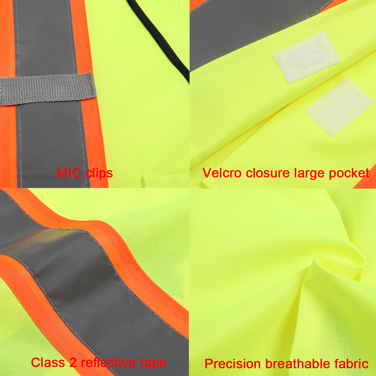 Velcro closure large pocket