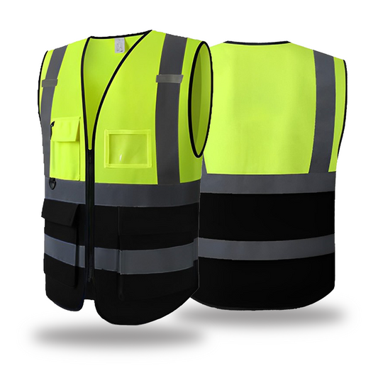 Multi colored safety vest