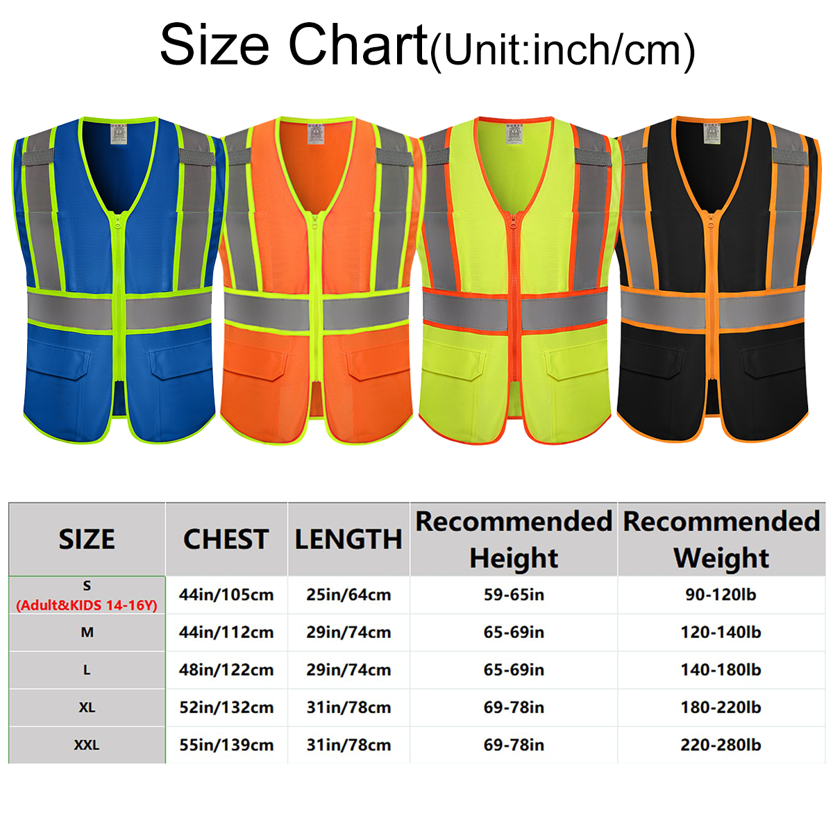 3xl safety vest