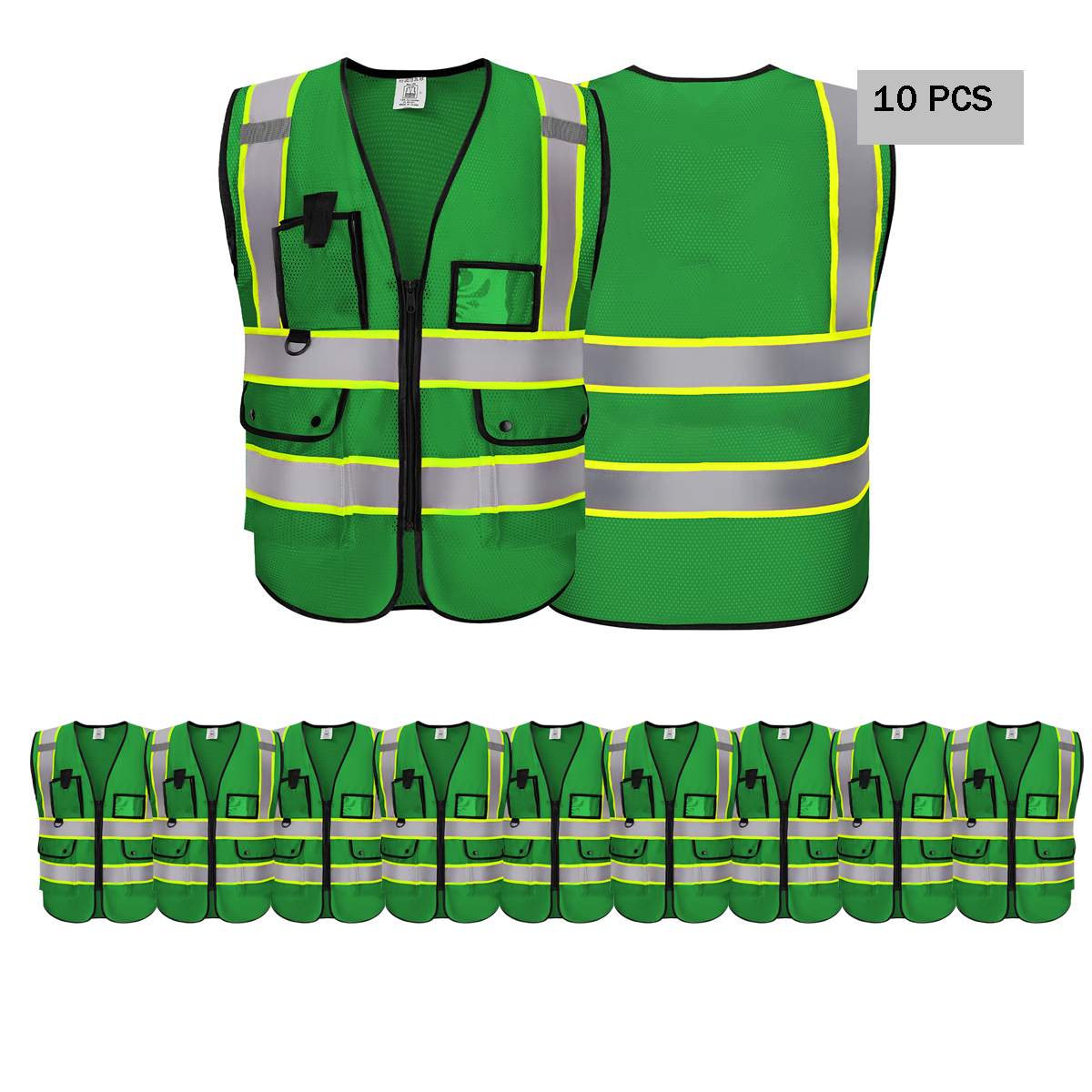 green mesh vest