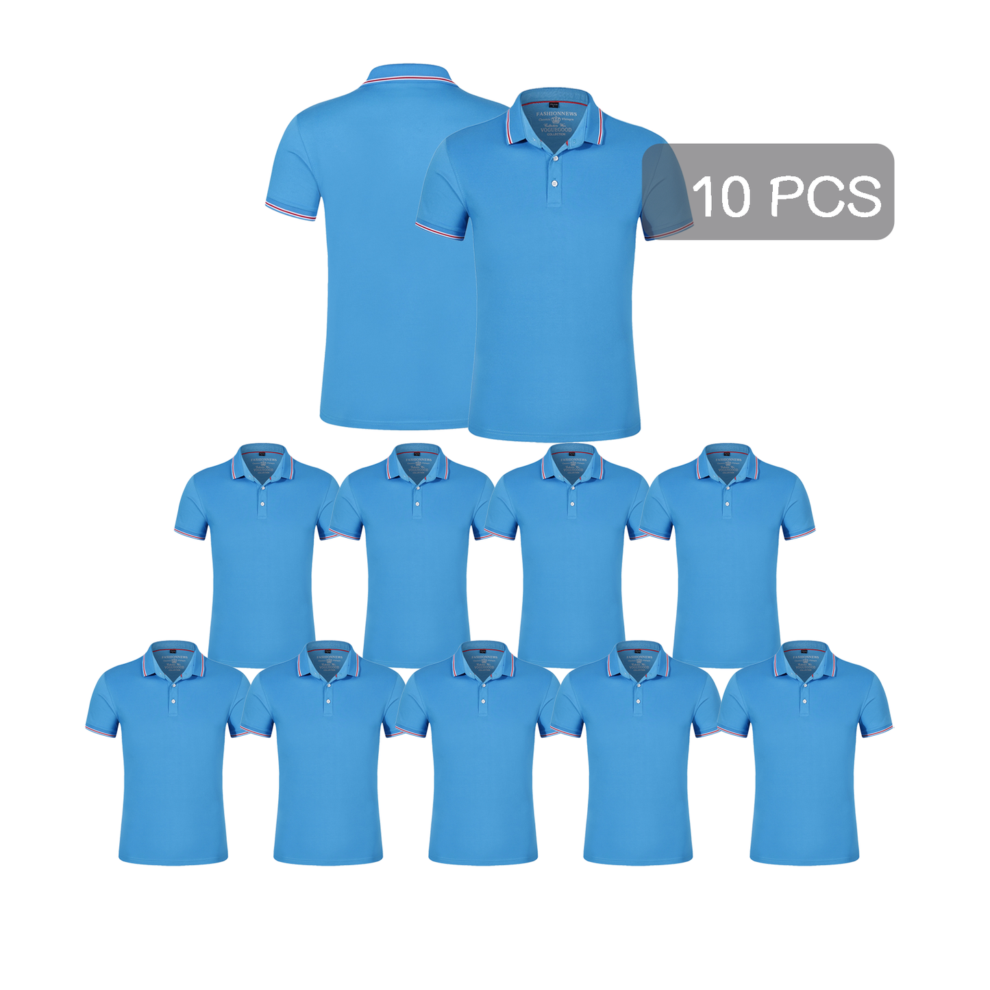 dry fit polo shirt blue