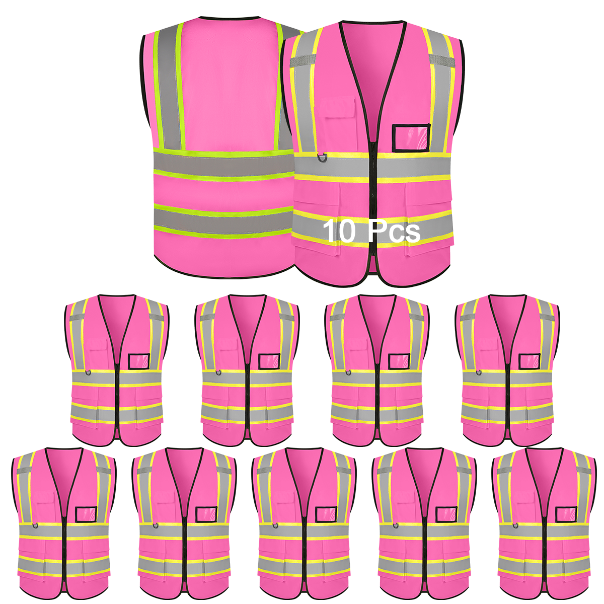 10packs vest pink 