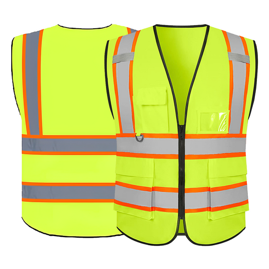 yellow safety vest  high visibility