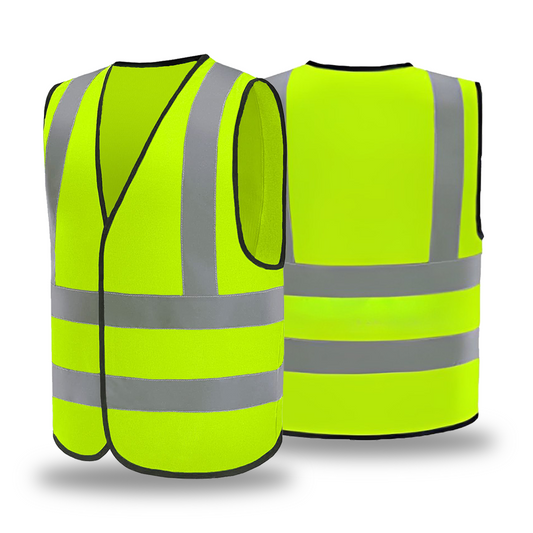 Velcro safety vest yellow