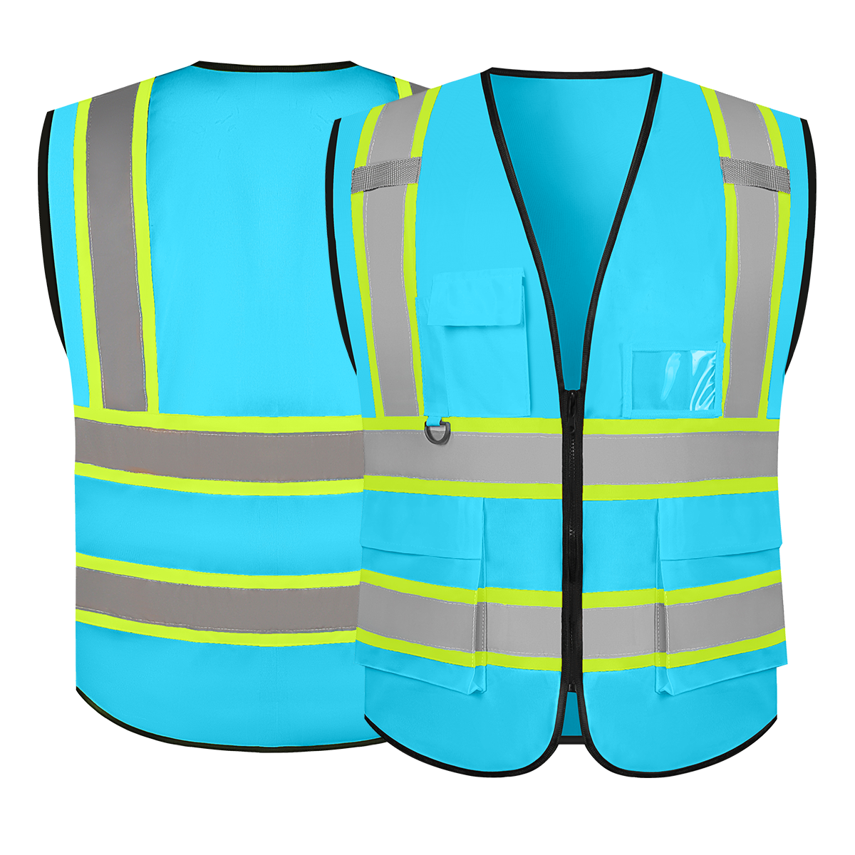 blue safety vest