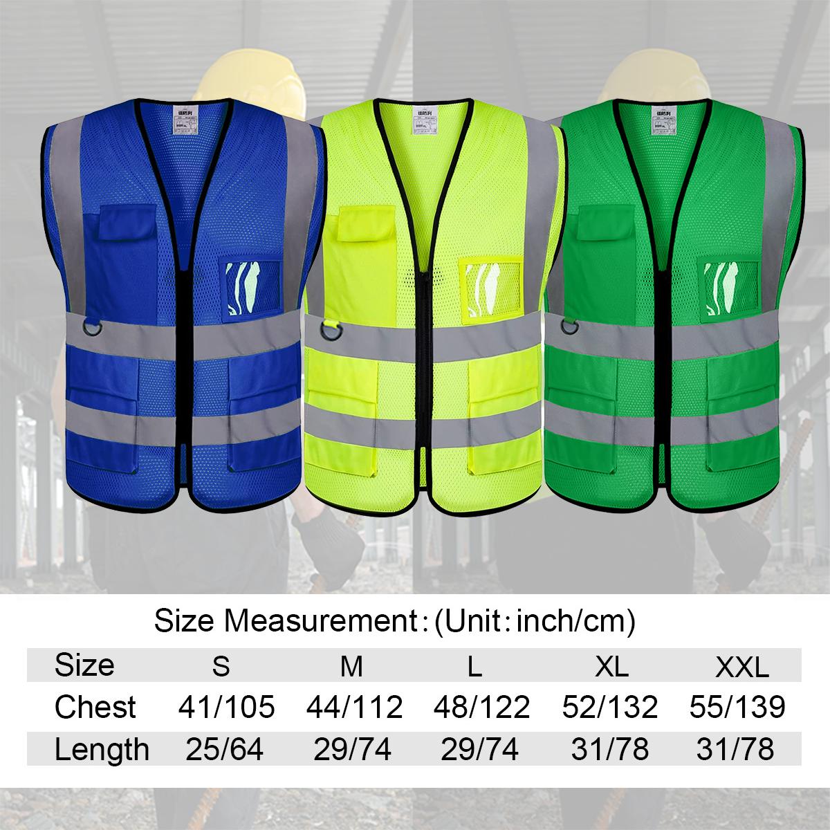 xxl green vest