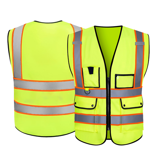 yellow safety vest custom