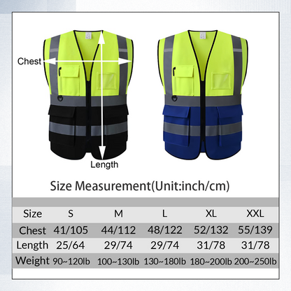 size measurement about vest