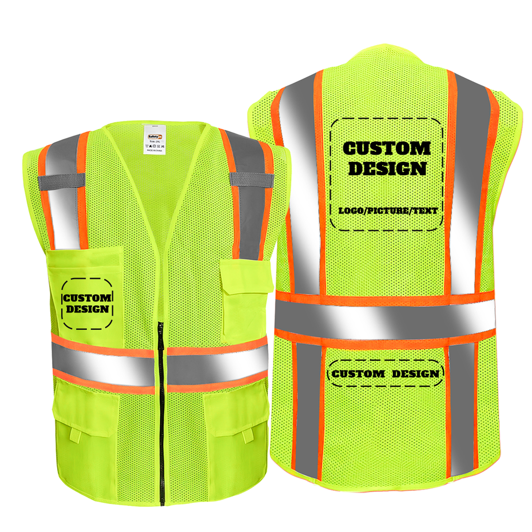 Custom Work Vests Custom Safety Vests with Logo Free Online – Safetyin