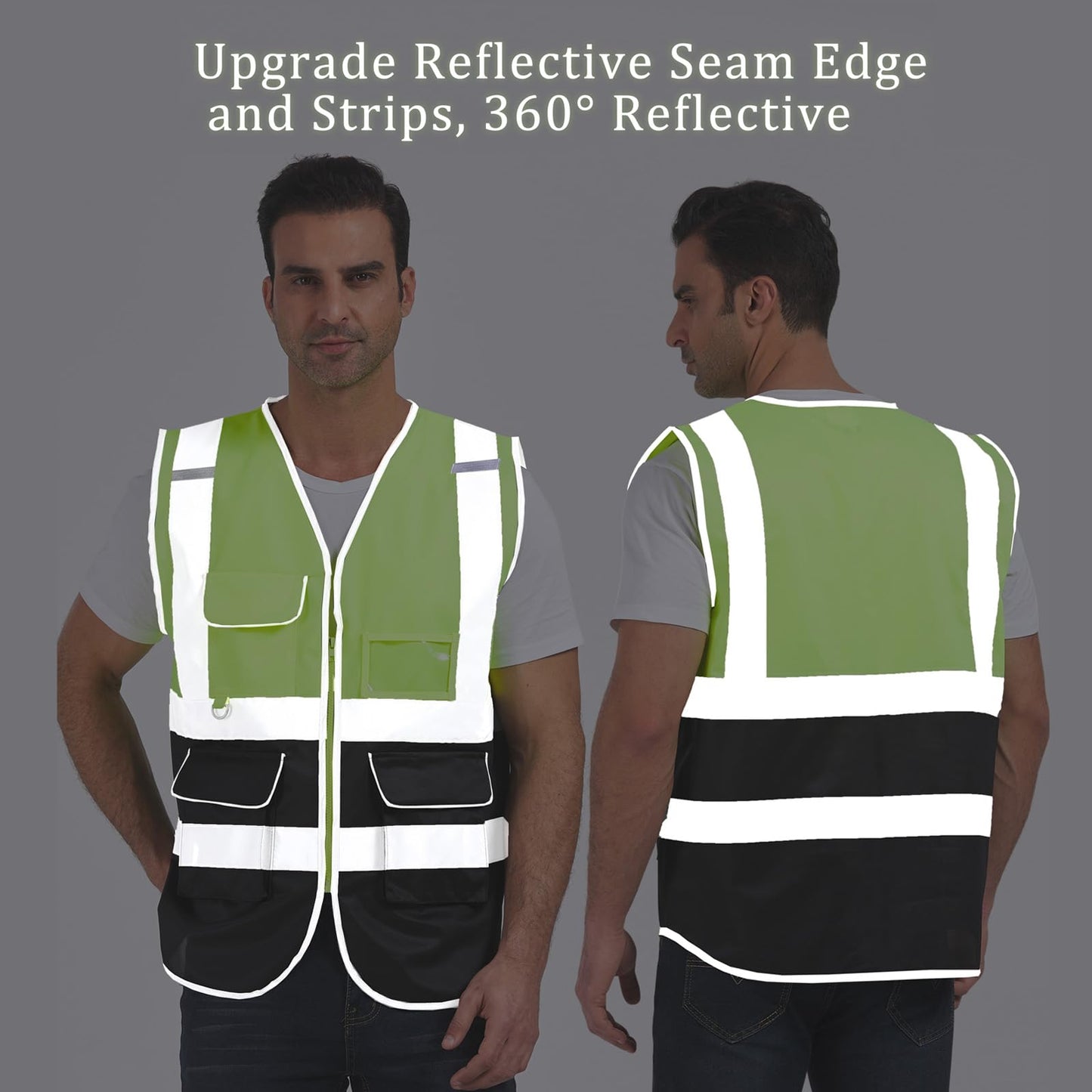 360° reflective safety vest